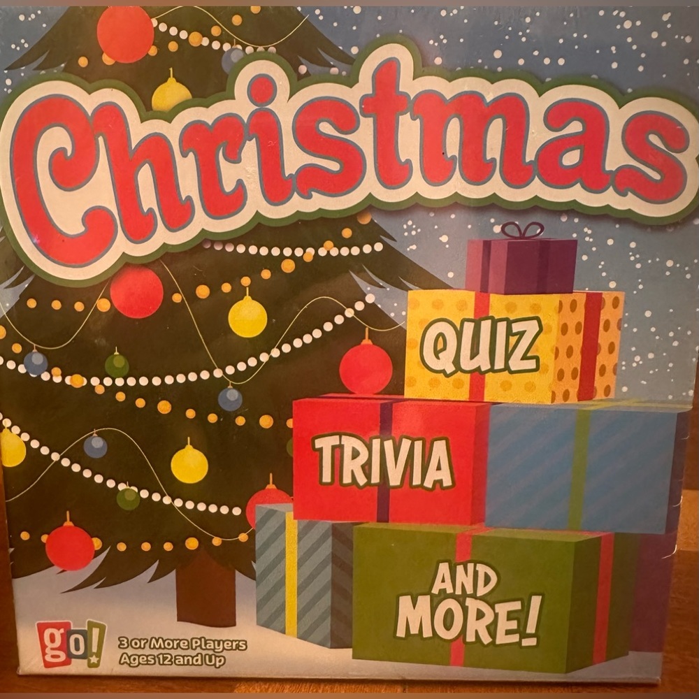 Go! Christmas trivia game